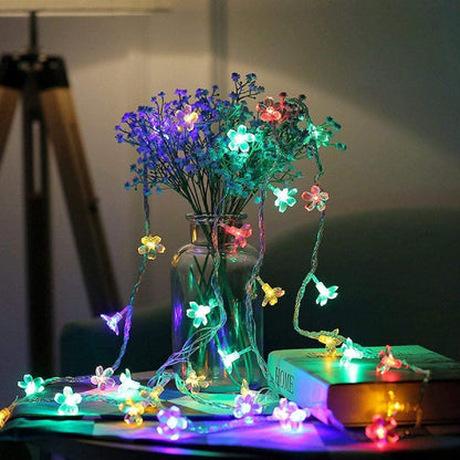 LED 4 Meter Blossom Flower Fairy String Lights - 16