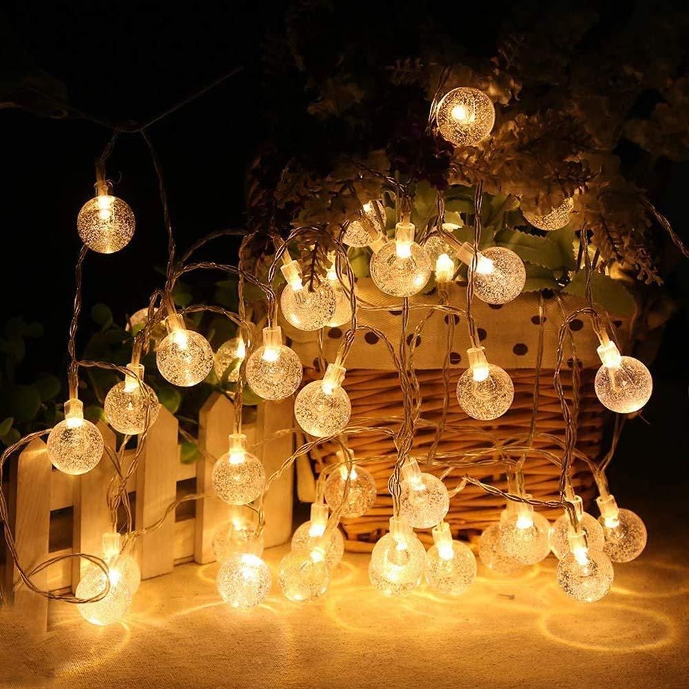 New 16 LED Crystal Balls String Light for Diwali