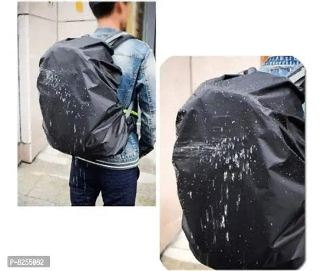 UMBRELLAS | Polyester Fabric Backpack Rain Cover for Schoolbag | Laptop Bag | Backpack Bags Dust Proof (Pack of 1, Black)