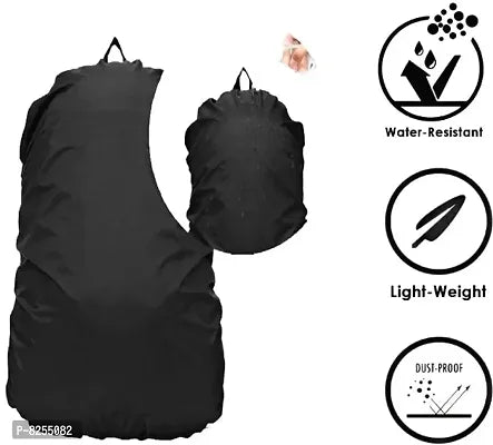 UMBRELLAS | Polyester Fabric Backpack Rain Cover for Schoolbag | Laptop Bag | Backpack Bags Dust Proof (Pack of 1, Black)