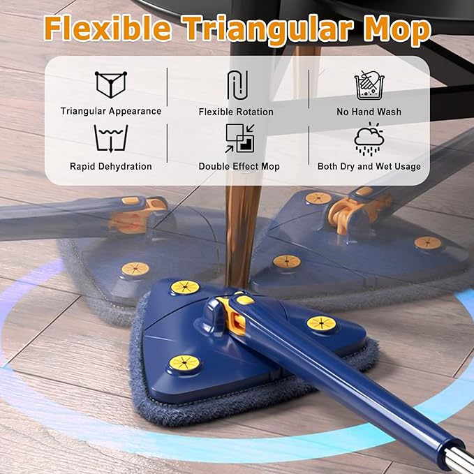 360° Rotatable Adjustable Cleaning Mop