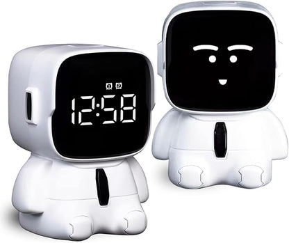 Astronaut Cute Emotions Digital LED Alarm Clock | Snooze Mode 8 Level | Volume Adjustment 5 Type of Tones