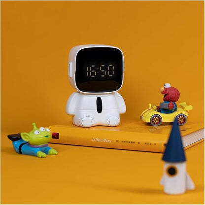 Astronaut Cute Emotions Digital LED Alarm Clock | Snooze Mode 8 Level | Volume Adjustment 5 Type of Tones