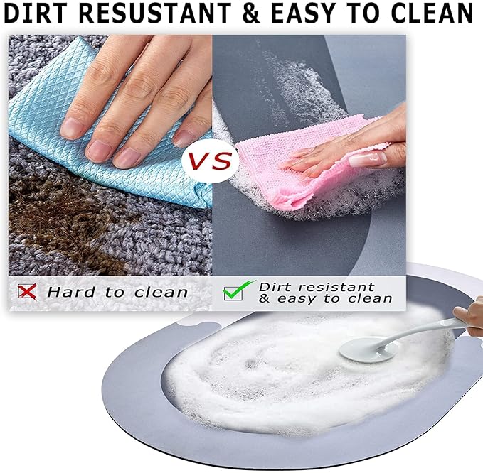 Quick Drying Water Soak bathroom Mat & Water Absorbent Door Mat(pack of 2)