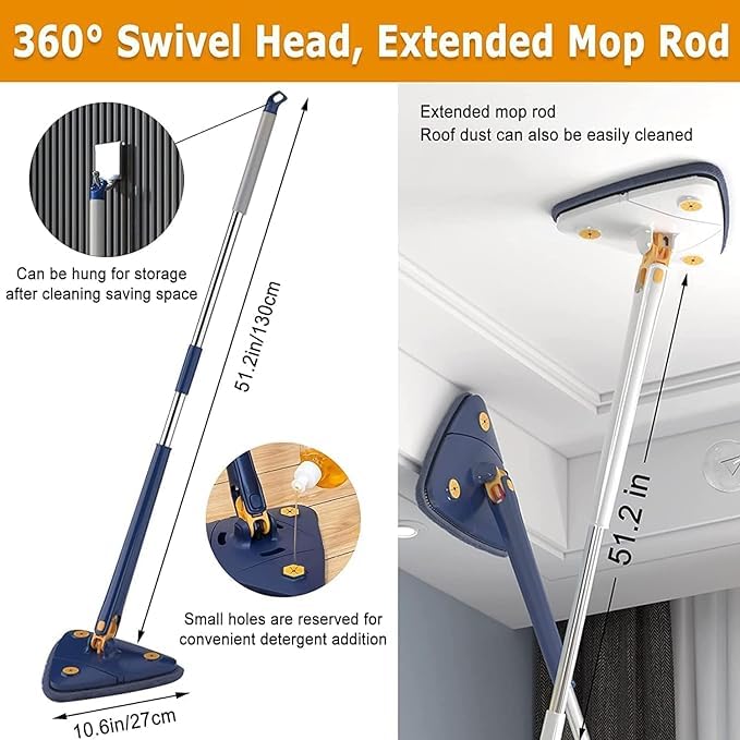 360° Rotatable Adjustable Cleaning Mop