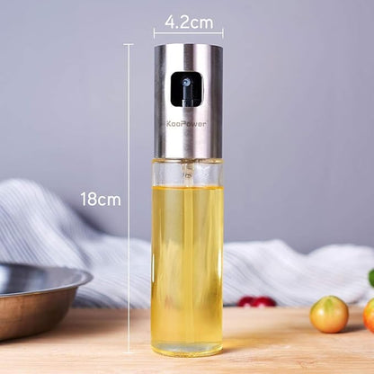 Oil Sprayer- Olive Oil Sprayer for Cooking | Spray Bottle for Oil Versatile Glass Spray Olive Oil Bottle Vinegar Bottle | Glass Bottle for Cooking Baking,Roasting,Grilling