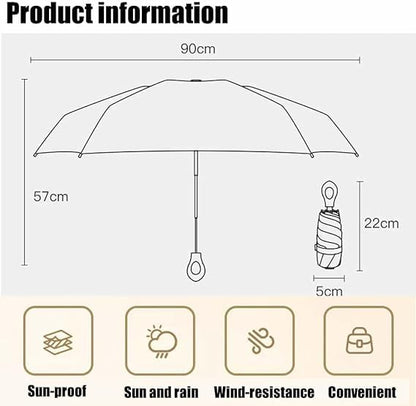 Mini Sun/Rain Travel Umbrella | Compact and Stylish Protection