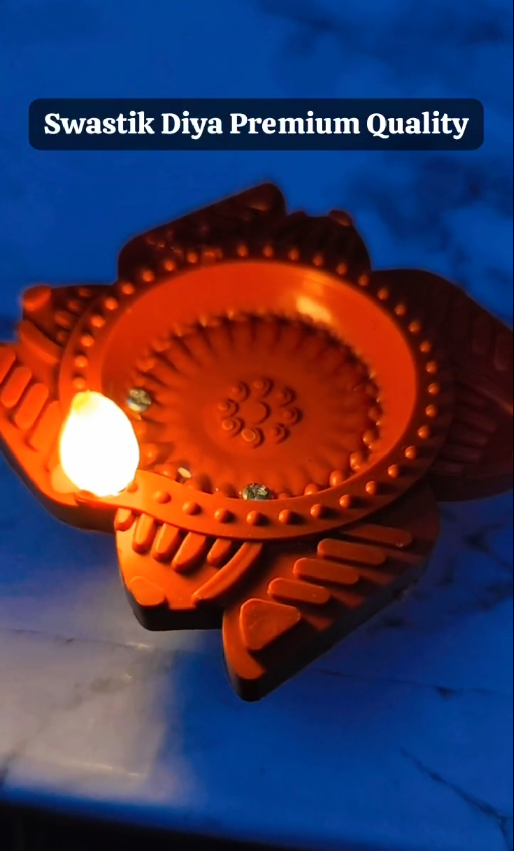 Glow Flow Swastik Diya Premium Quality