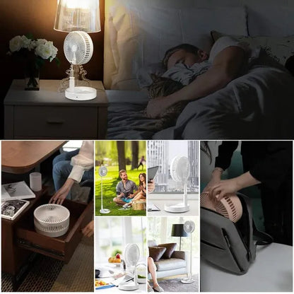 Portable Rechargeable High Speed Table Desk Fan