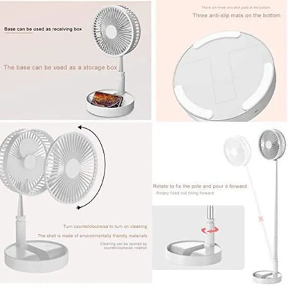 Portable Rechargeable High Speed Table Desk Fan